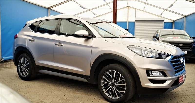 Hyundai Tucson cena 93990 przebieg: 80900, rok produkcji 2019 z Ryn małe 781